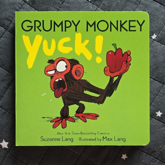 🦕 Grumpy Monkey Yuck! Board Book - Picture 1 of 1